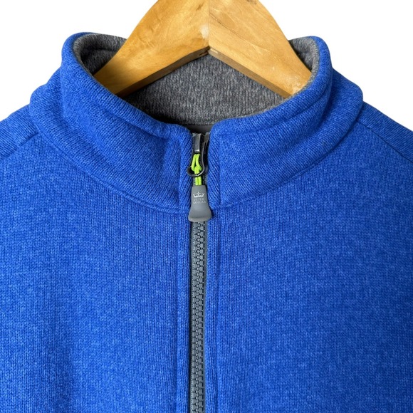 Peter Millar Element Warmth Mens Blue Fleece Vest Full Zip Size M - Picture 2 of 9